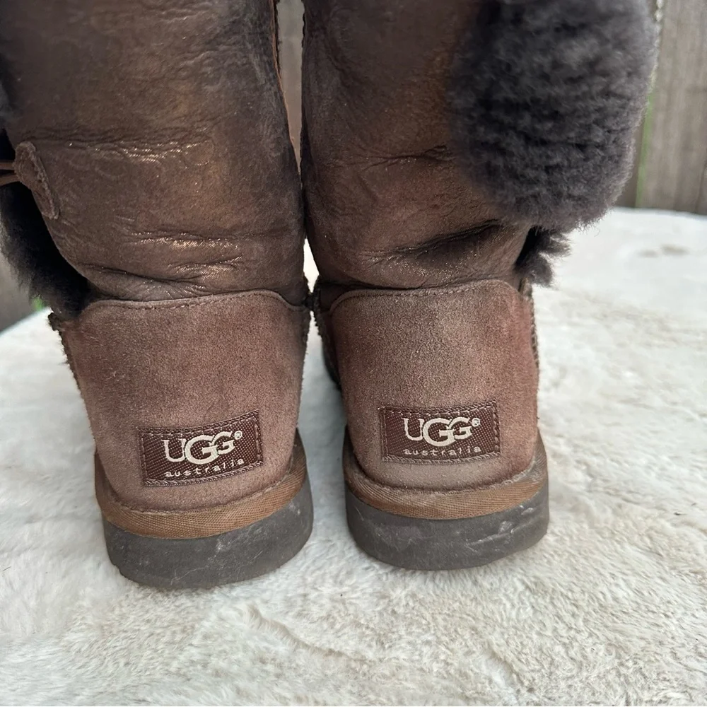 UGG Brown Boots with Fur Lining size 7